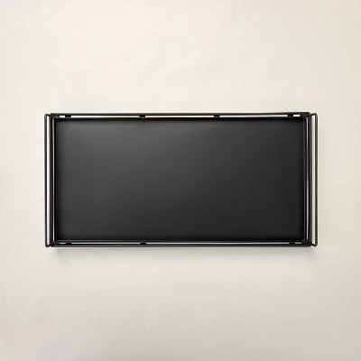 Decorative Metal Entryway Boot Tray Black - Hearth & Hand™ With Magnolia 2 Decorative Metal Entryway Boot Tray Black - Hearth & Hand™ With Magnolia - Image 2