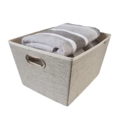 Simplify Large Grommet Storage Bin Brown -Home Storage Store GUEST fbf5ef27 2330 4545 92ae 2c2f3a0296f3