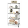 Whitmor Supreme 5 Tier Cart Silver