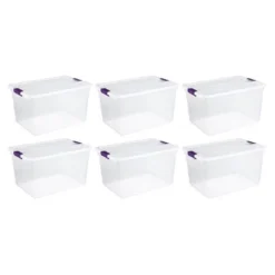 Sterilite 66 Quart Clear Plastic Latching Handle Storage Container Tote 13 Sterilite 66 Quart Clear Plastic Latching Handle Storage Container Tote -Home Storage Store GUEST fcd20d03 6180 4fc2 9be3 6d9aa34c1317