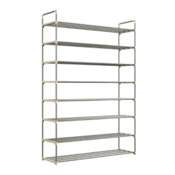 Hastings Home 8-Tier Shoe Storage Rack - Room For 48 Pairs Of Shoes, 60.6" X 11.8" X 40.9" -Home Storage Store GUEST fd09da76 cc5d 40e3 98a7 0d516e805dfe