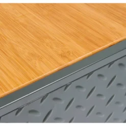 Badger Basket Metal And Bamboo MultiBin Storage Cubby Charcoal/Natural -Home Storage Store GUEST ff7d546e f75c 4c35 bf94 7b0baf52d506