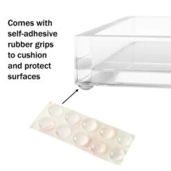 Hastings Home Decorative Acrylic Catchall Tray For Bedroom, Bathroom, And Office Storage - Clear -Home Storage Store GUEST ffdde279 85e9 46cb 868c 30041851810e